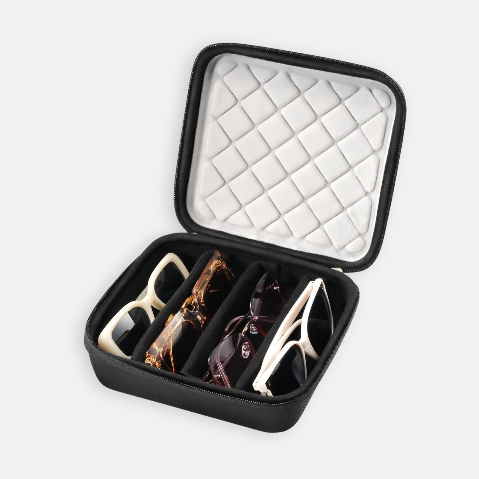Lolalet Sunglass Box Brillenbox Pink Small 4 Fächer EVA