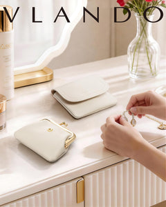 Vlando Travel Ritual 2-in-1 Reise Schmuckbox mit Beutel