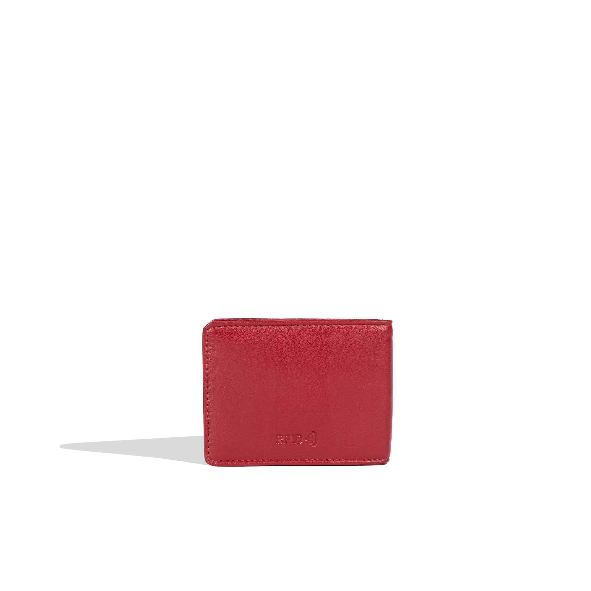 Friedrich 23 Cloe Mini Geldbörse Leder RFID Weinrot