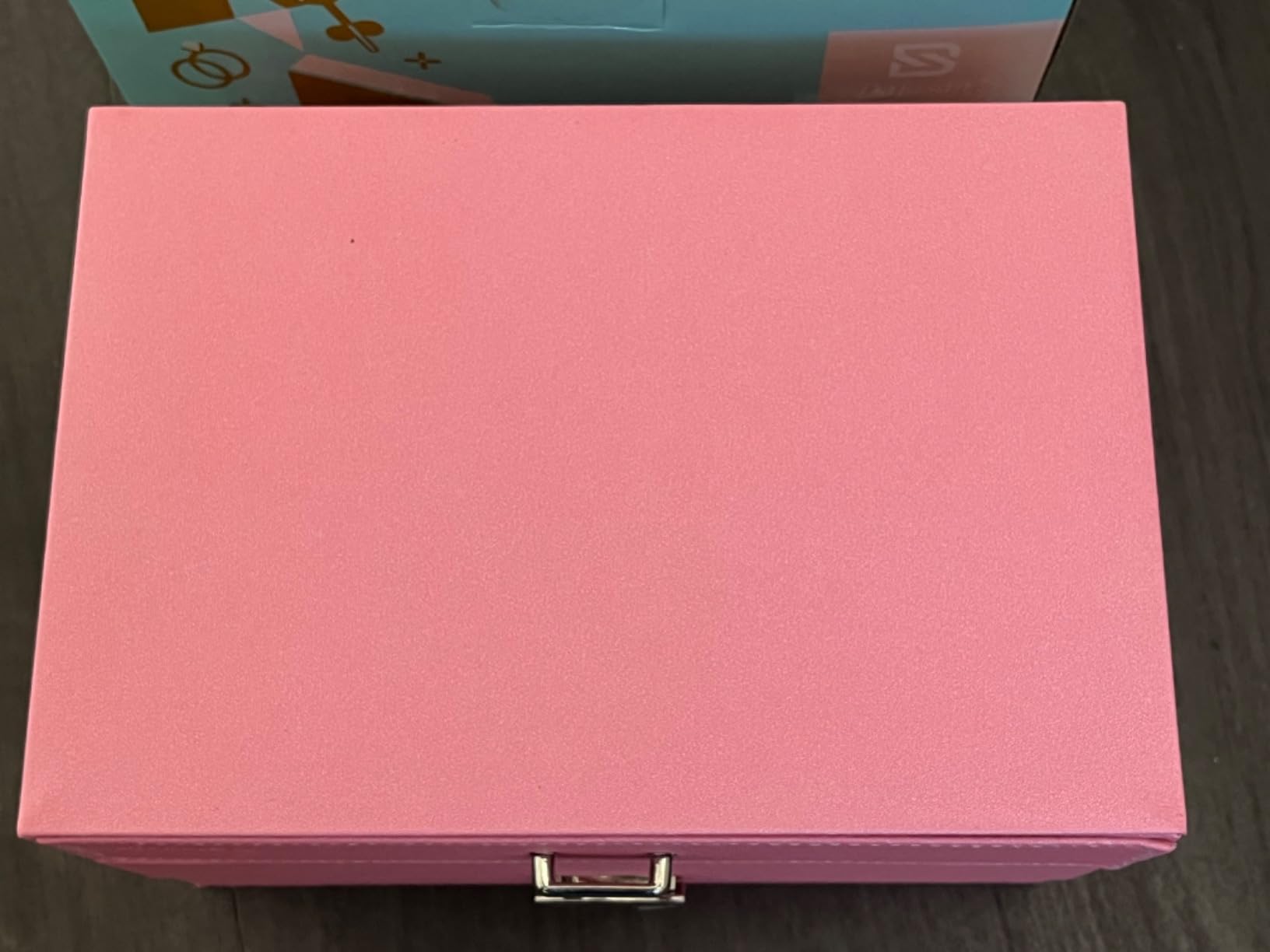 Dajasan Large Jewelry Box Schmuckkästchen Champagner 3 Ebenen