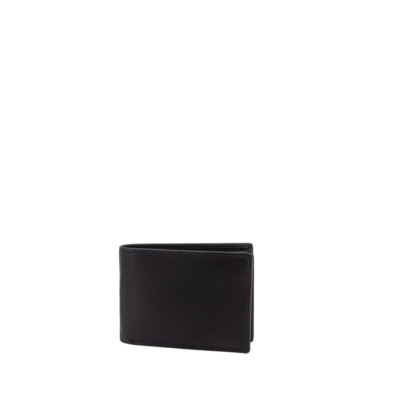 Friedrich 23 Cloe Mini Geldbörse Schwarz Leder RFID