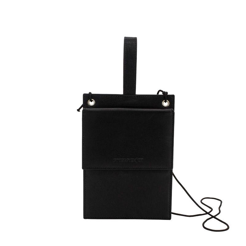 Friedrich 23 Cloe Brustbeutel Leder Schwarz RFID