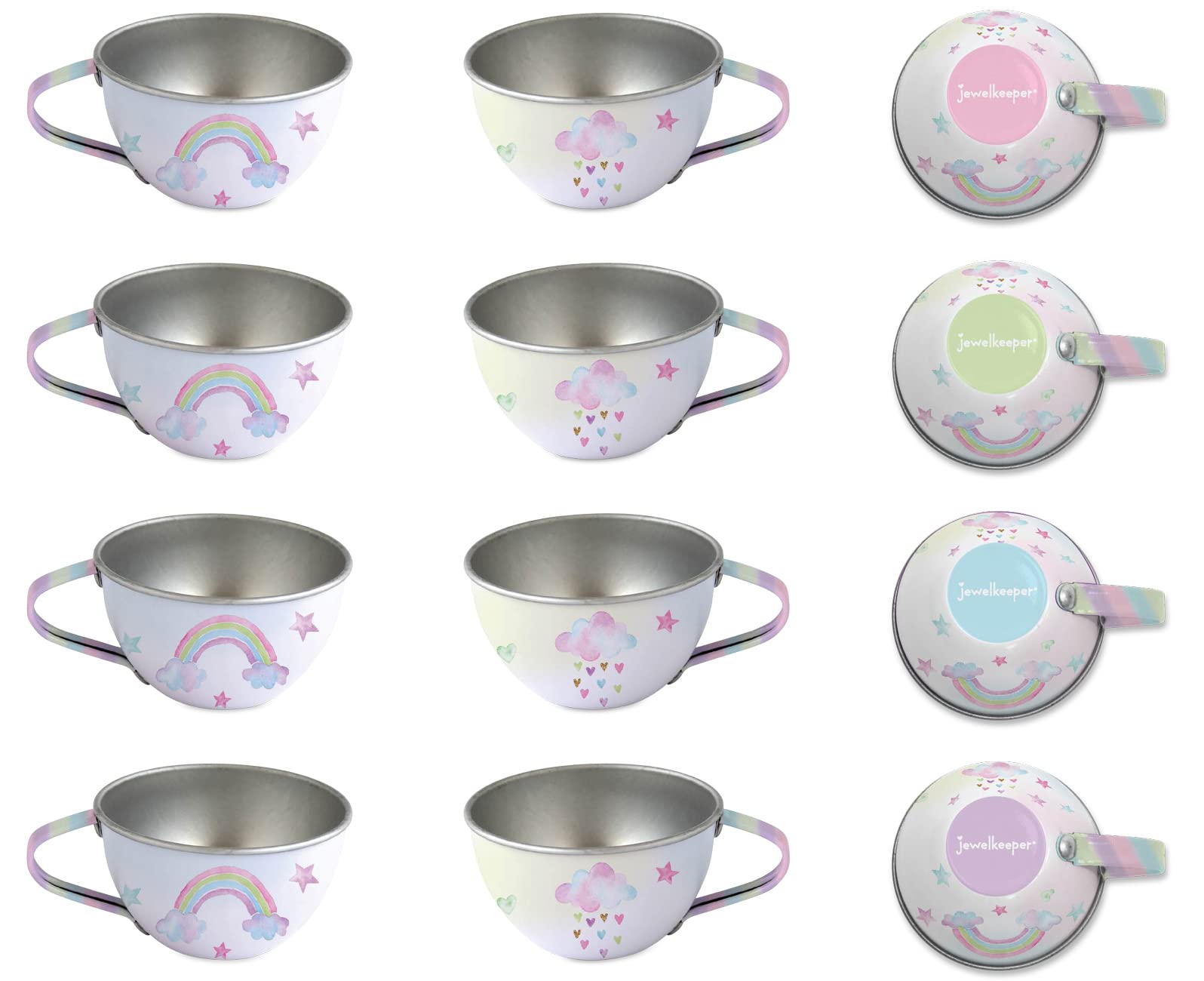 Jewelkeeper Tea Sets Teeservice Zinn 15-teilig Einhorn Party