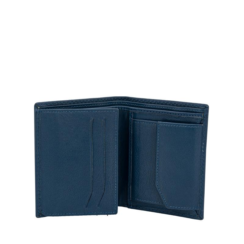 Friedrich 23 Cloe HF Geldbörse Leder Graublau RFID