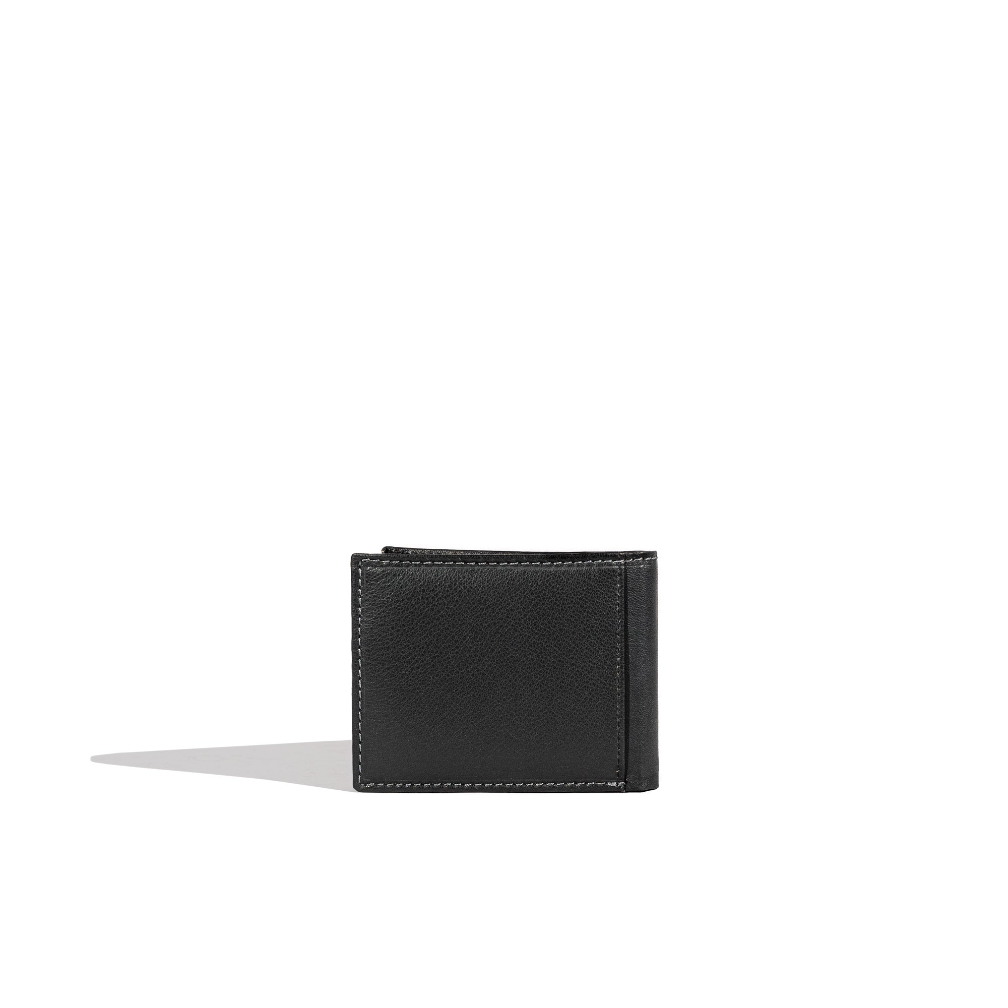 Friedrich 23 Redford Mini Geldbörse Blau Leder RFID