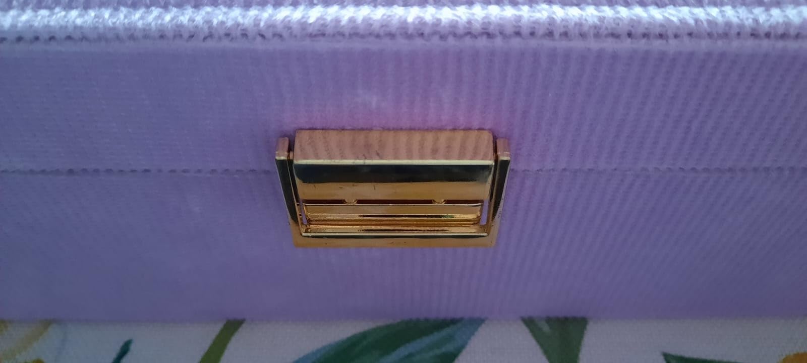 Dajasan Small Jewelry Box Schmuckkästchen Rosa 2 Etagen