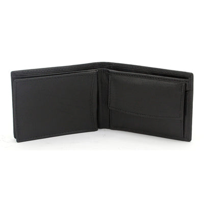Friedrich 23 Cloe Mini Geldbörse Schwarz Leder RFID