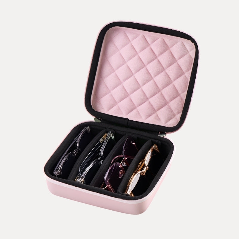 Lolalet Sunglass Box Brillenbox Pink Small 4 Fächer EVA