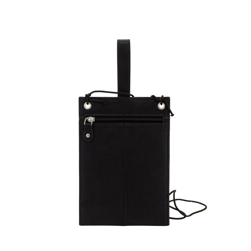 Friedrich 23 Cloe Brustbeutel Leder Schwarz RFID