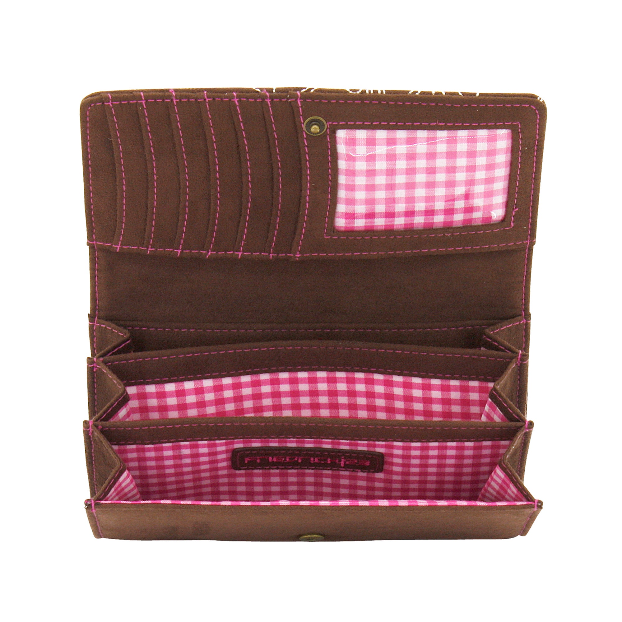 Friedrich 23 Bavaria Geldbörse Damen Rosa Stickerei