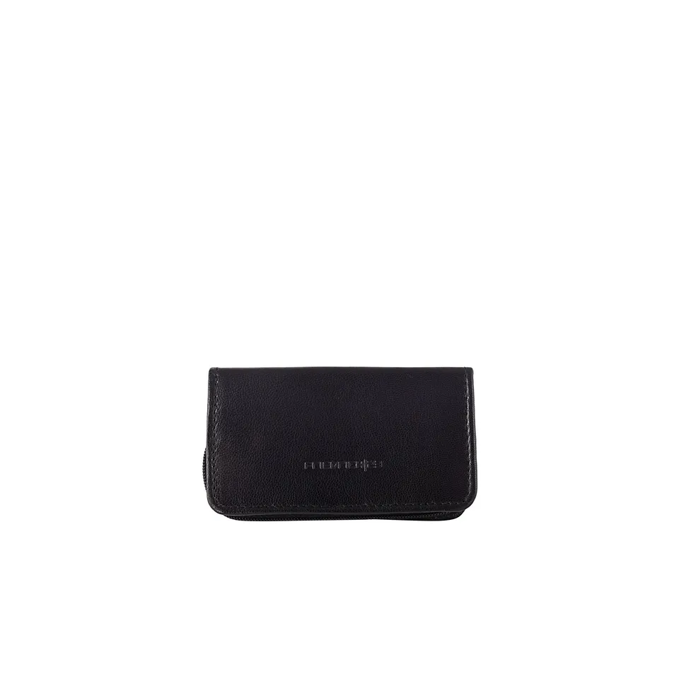 Friedrich 23 Sienna Maniküre-Set Echtleder Schwarz 4-teilig
