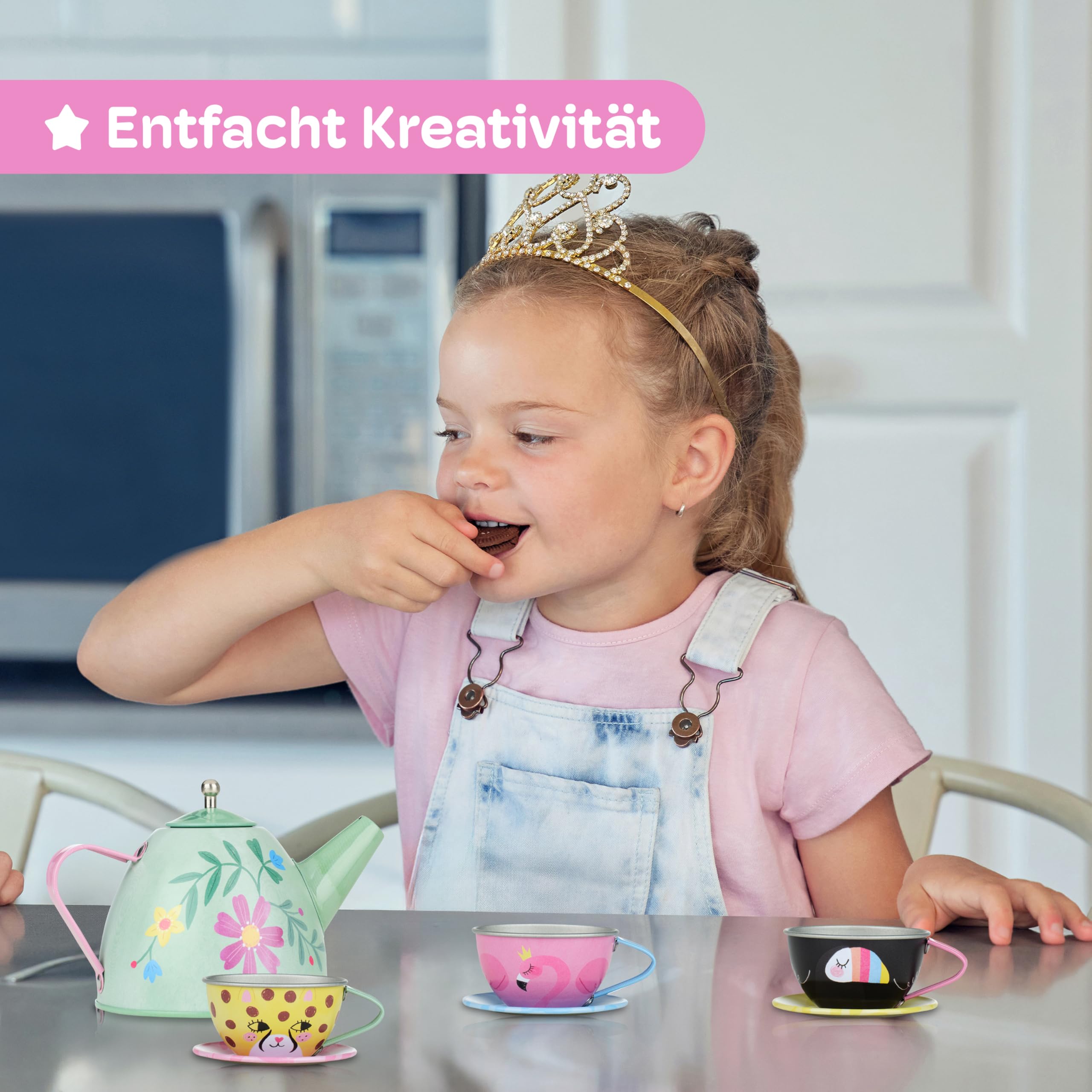 Jewelkeeper Tea Sets Teeservice Safari 15-teilig Zinn