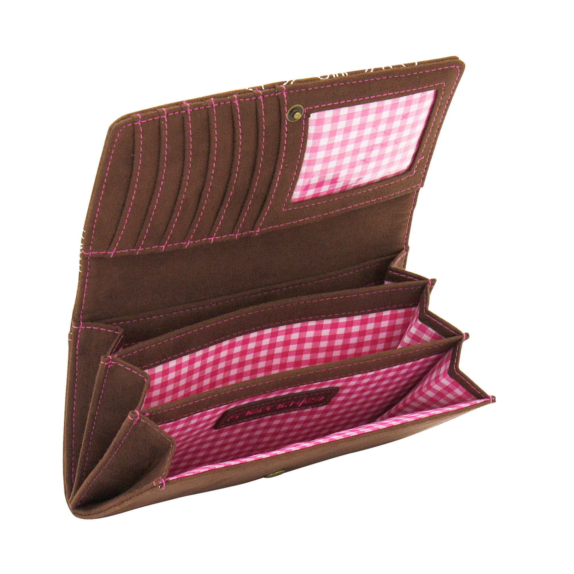 Friedrich 23 Bavaria Geldbörse Damen Rosa Stickerei