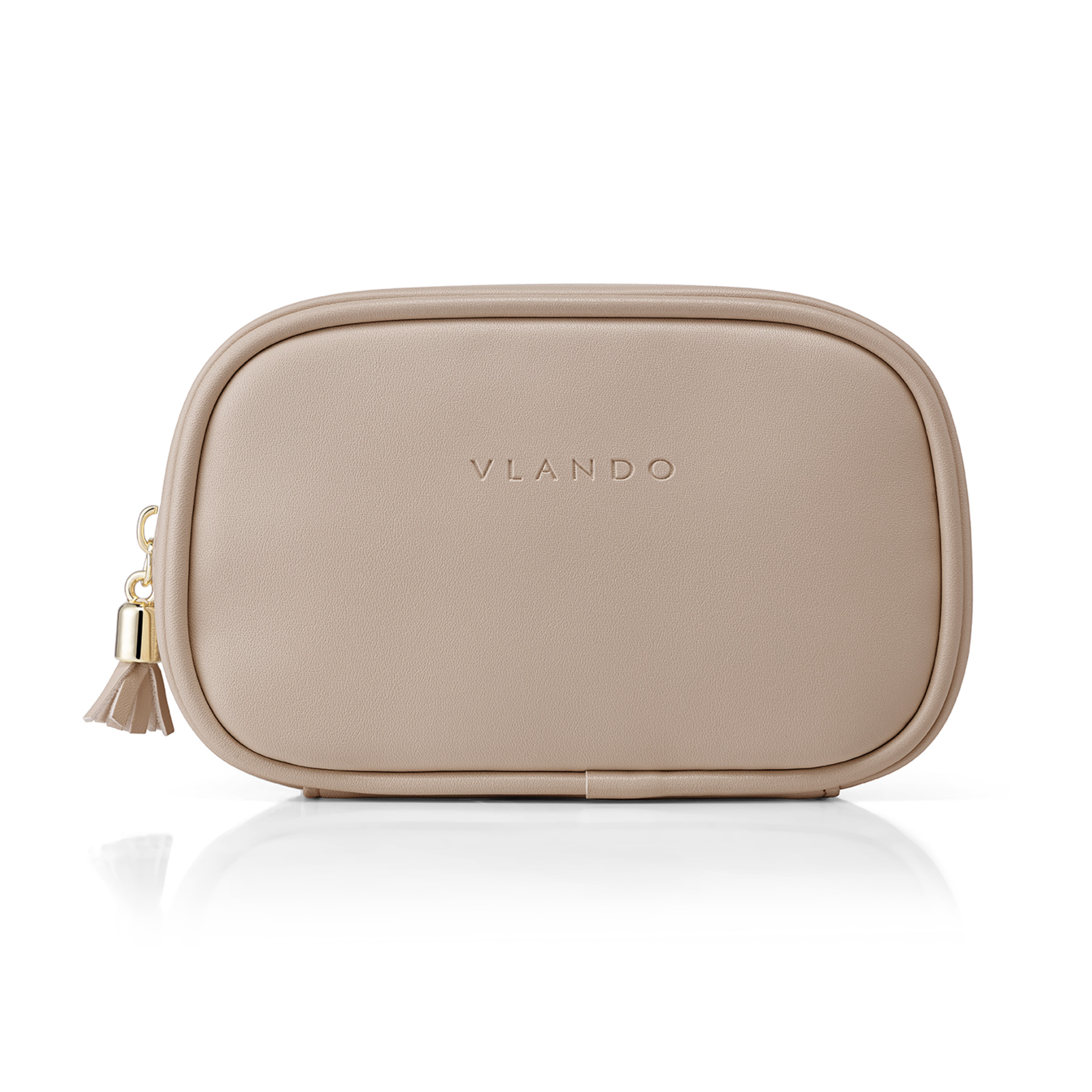 VLANDO Travel Ritual Kosmetiktasche Medium Cremeweiß