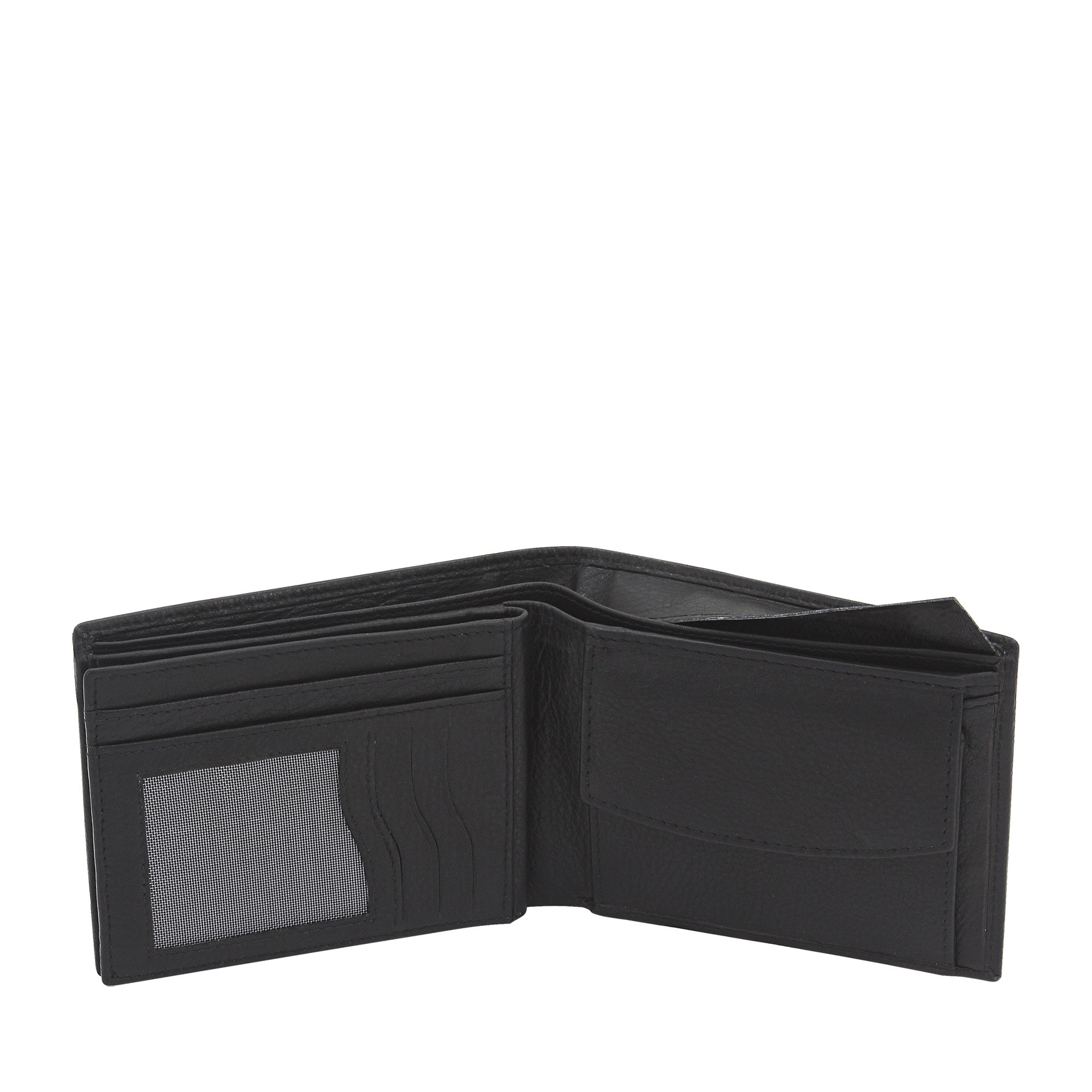 Friedrich 23 Cloe Geldbörse Leder Schwarz RFID 12 cm