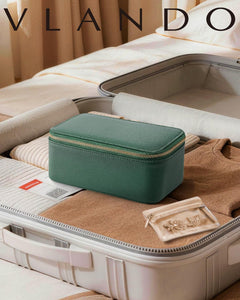 VLANDO Travel Ritual Schmuckorganizer 12 Fächer Kunstleder
