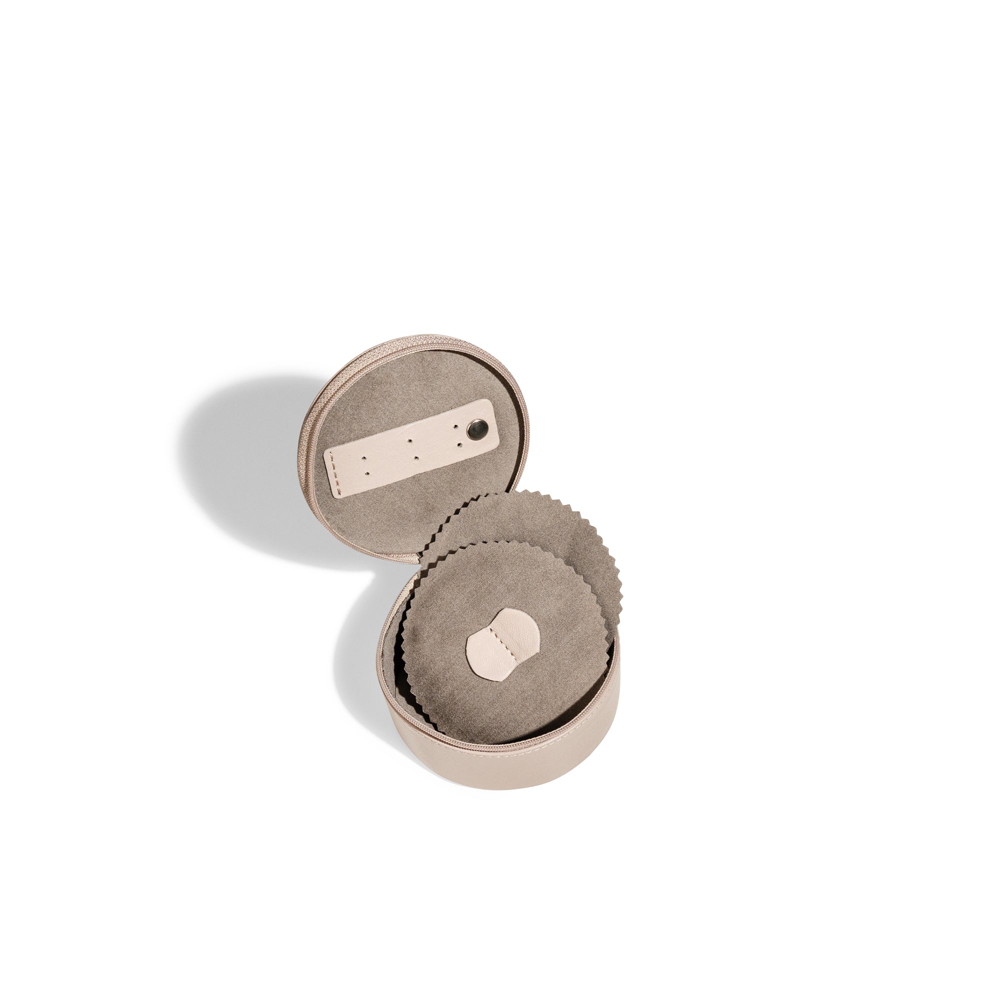 Friedrich 23 Sienna Schmuckbox Leder Cappuccino Reise-Box