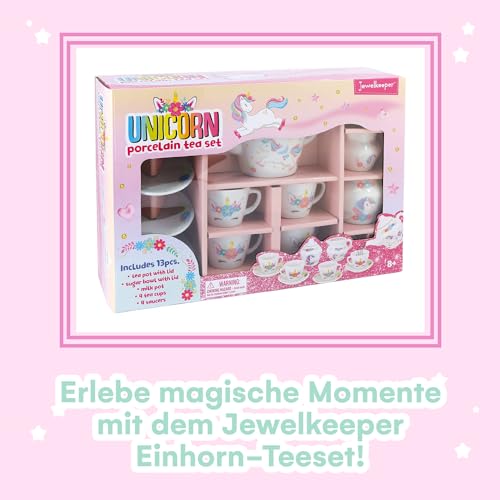 Jewelkeeper Tea Sets Porcelain Teeservice Einhorn 13-teilig Porzellan