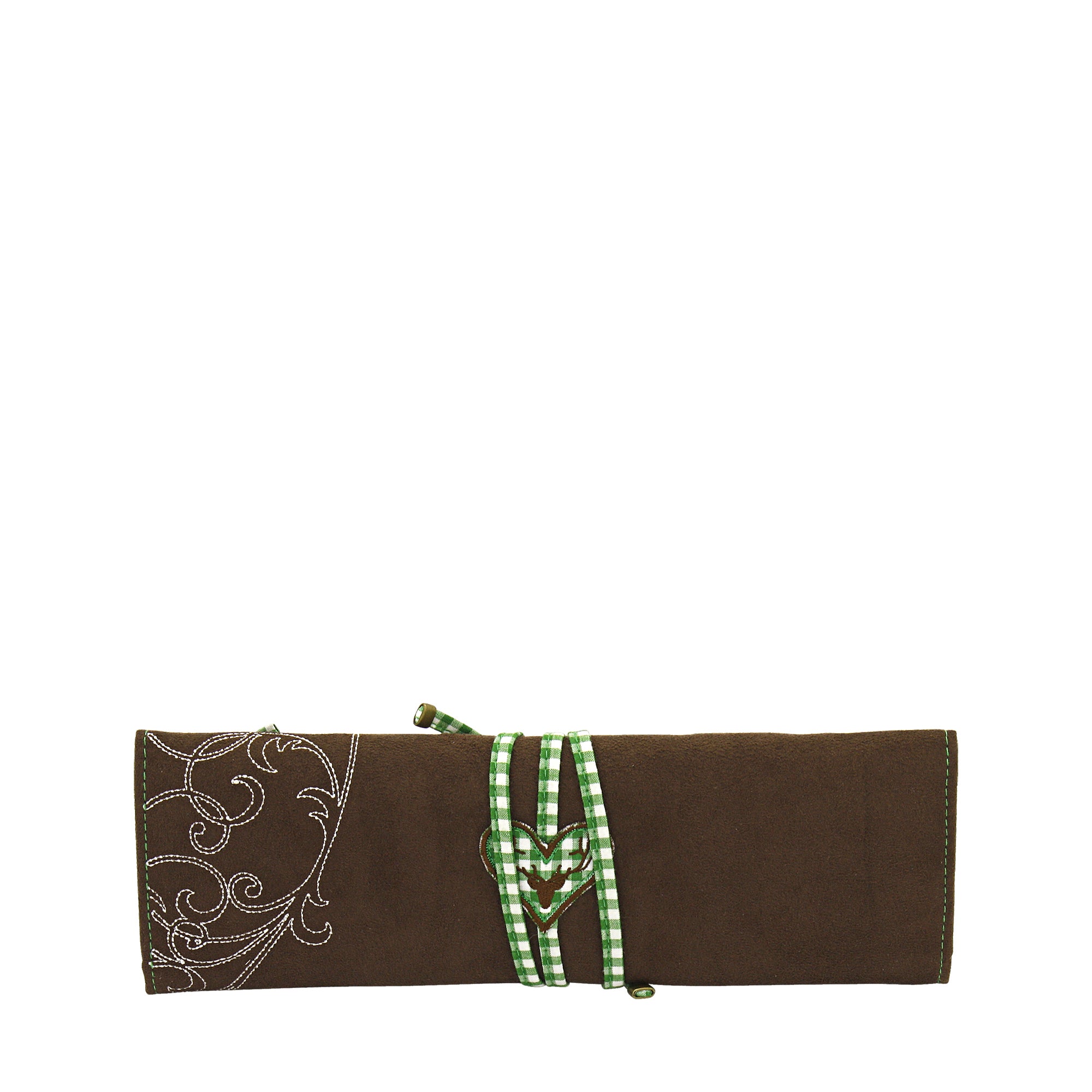 Friedrich 23 Bavaria Schmuckrolle Velour Trachten-Design Clutch