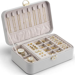 VLANDO Everyday Keepsake Schmuckkasten 2-lagig Leder Uhrenkissen