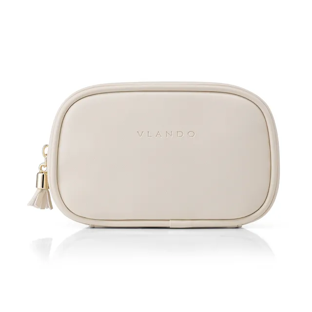 VLANDO Travel Ritual Kosmetiktasche Medium Cremeweiß