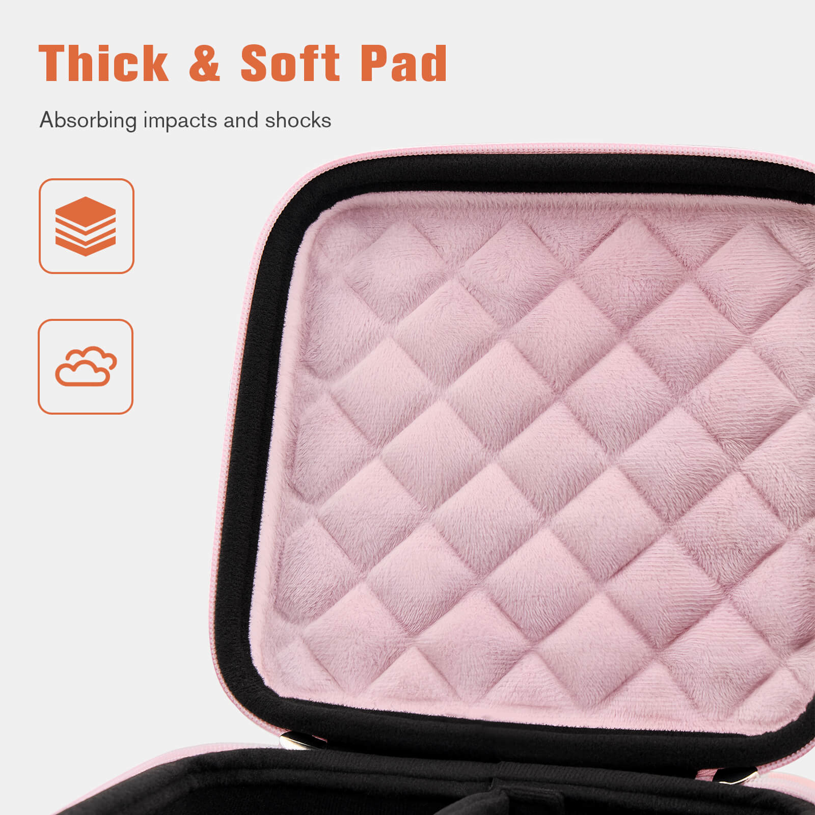 Lolalet Sunglass Box Brillenbox Pink Small 4 Fächer EVA
