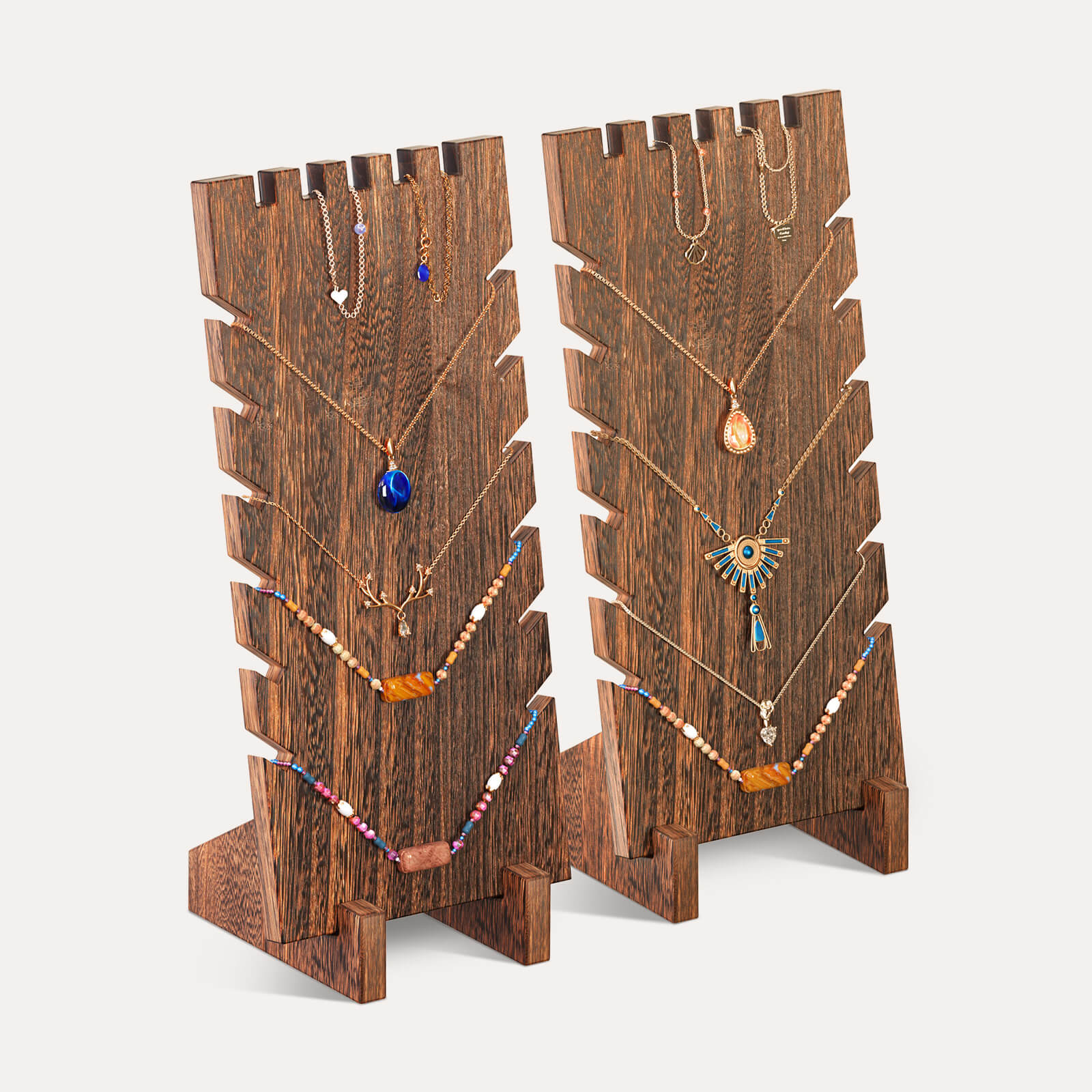 Lolalet Jewelry Stand Kettenständer Holz Natur Schmuckhalter