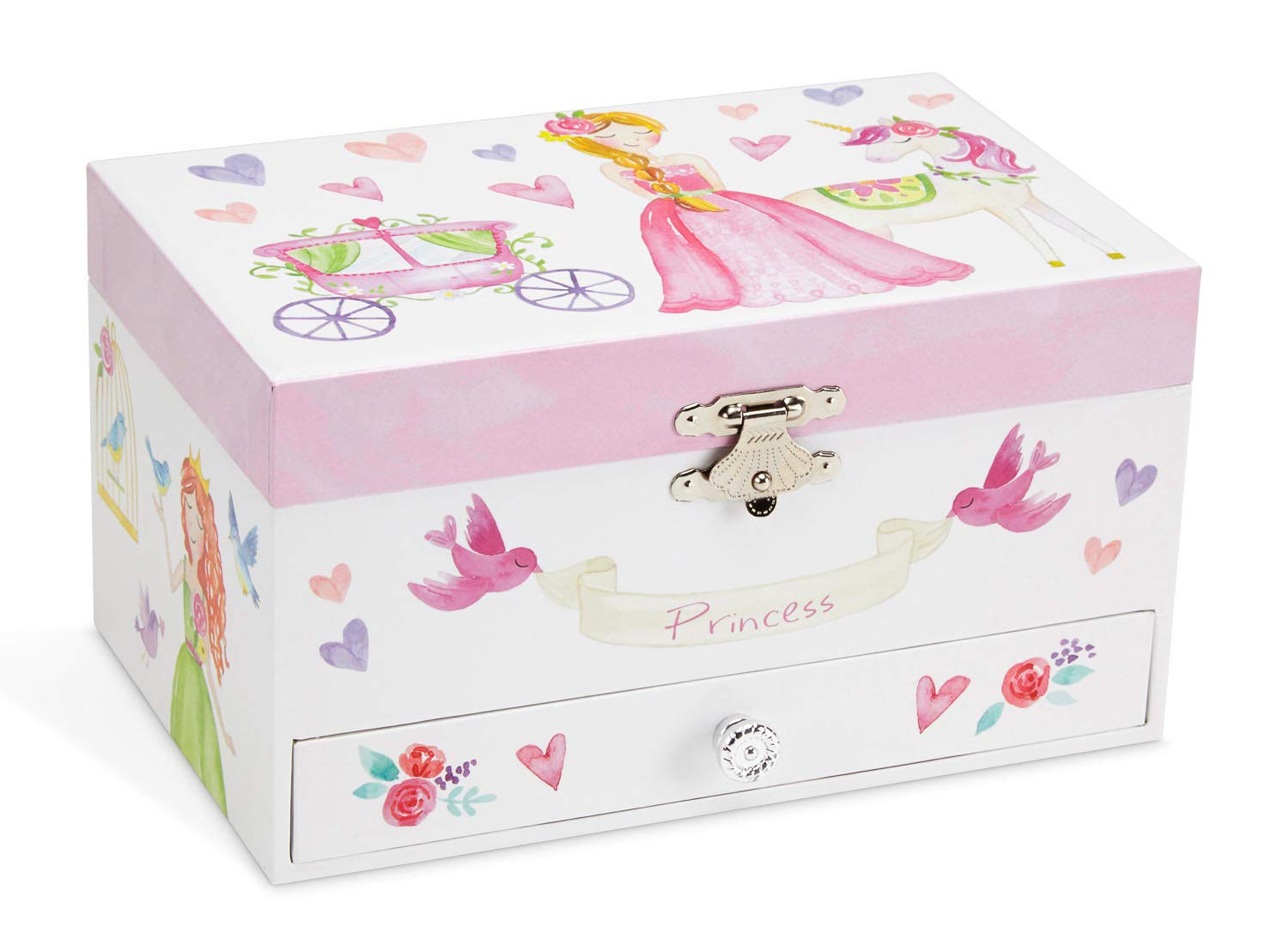 Jewelkeeper Unicorn Schmuckkästchen Schloss Zuckerfee Spieluhr