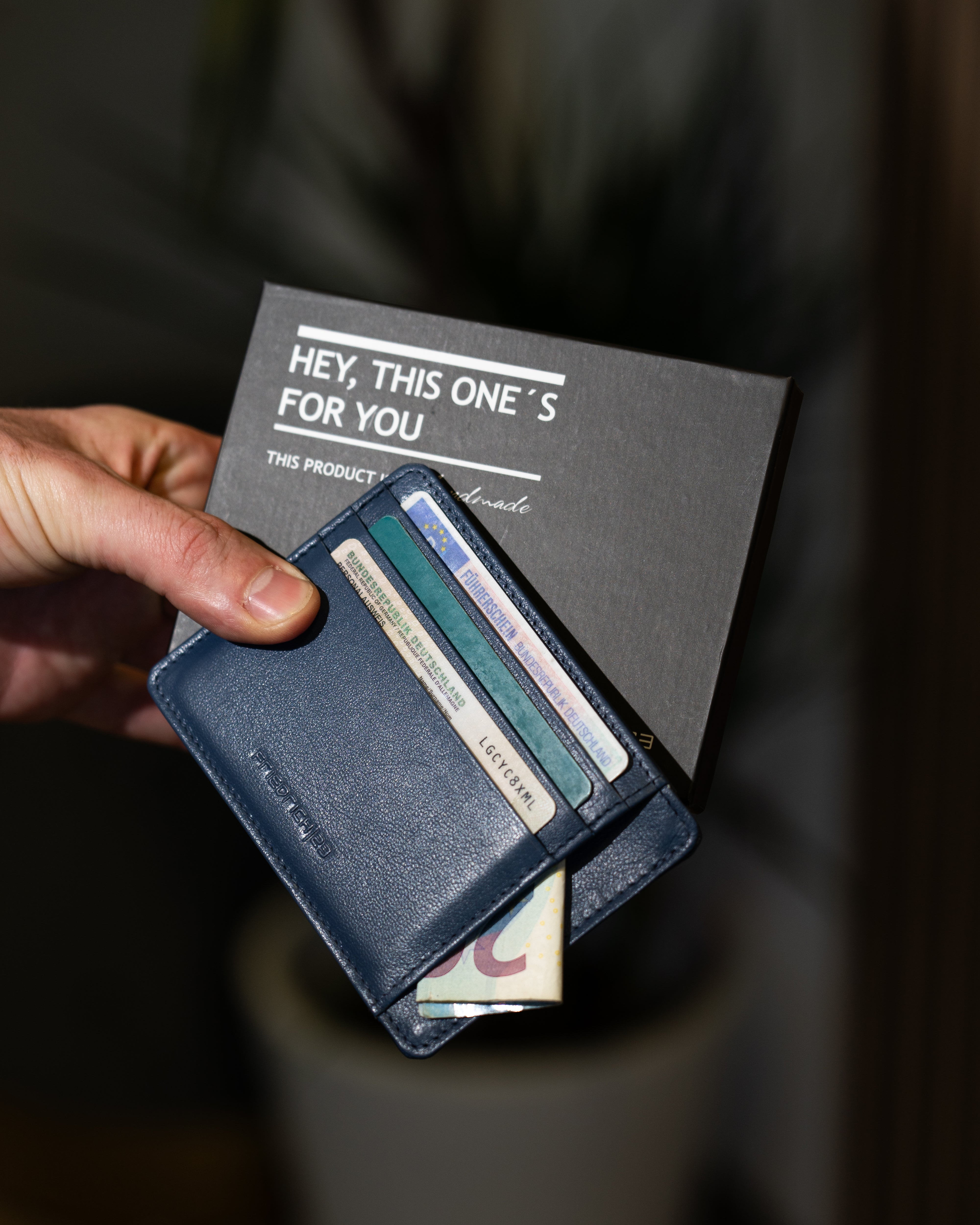 Friedrich 23 Cloe Carto 11er Karten-Etui Leder Schwarz RFID