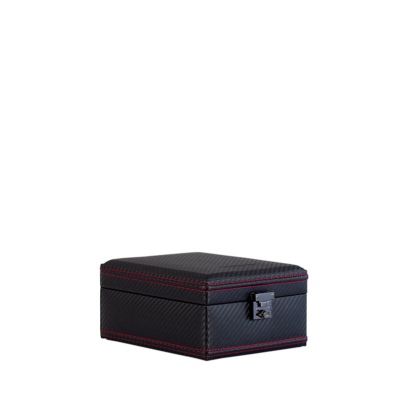 Friedrich 23 Carbon Uhrenbox 4 Uhren Schwarz XXL geeignet