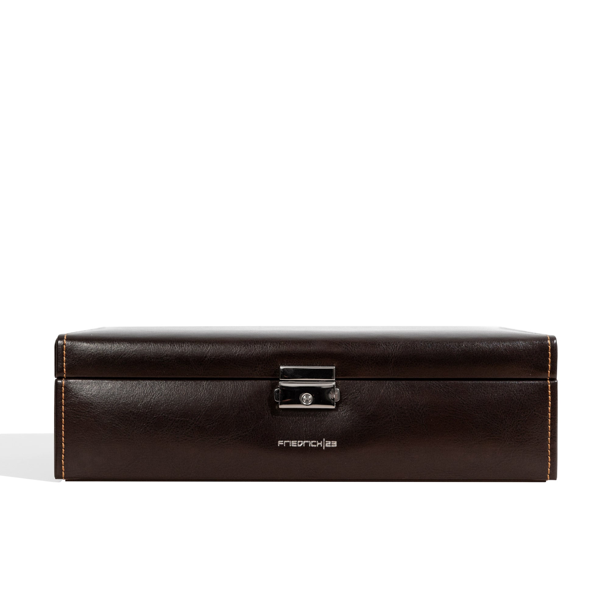 Friedrich 23 Bond Uhrenbox für 10 Uhren Braun