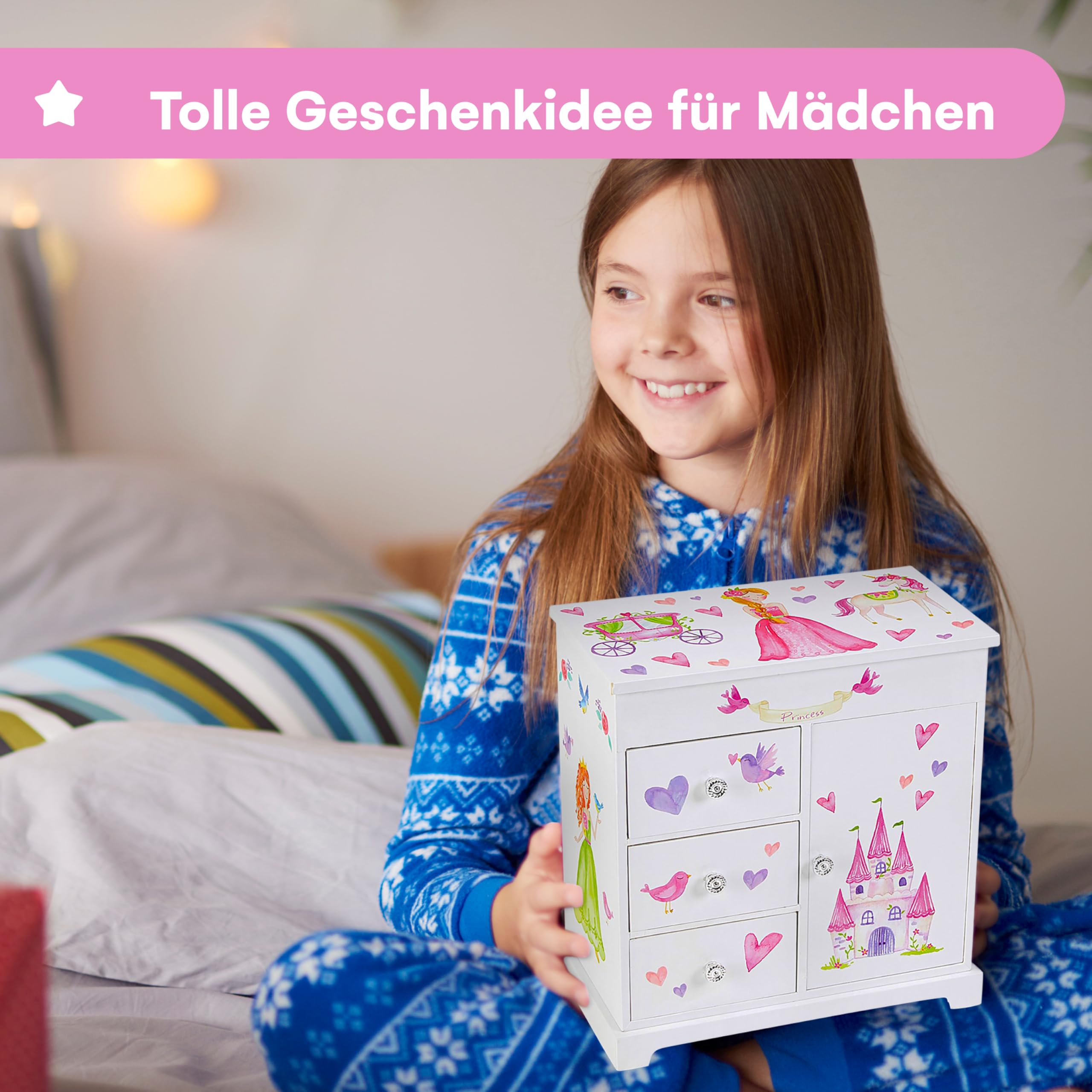 Jewelkeeper Fairytale Princess Schmuckschatulle Zuckerfee 24 cm