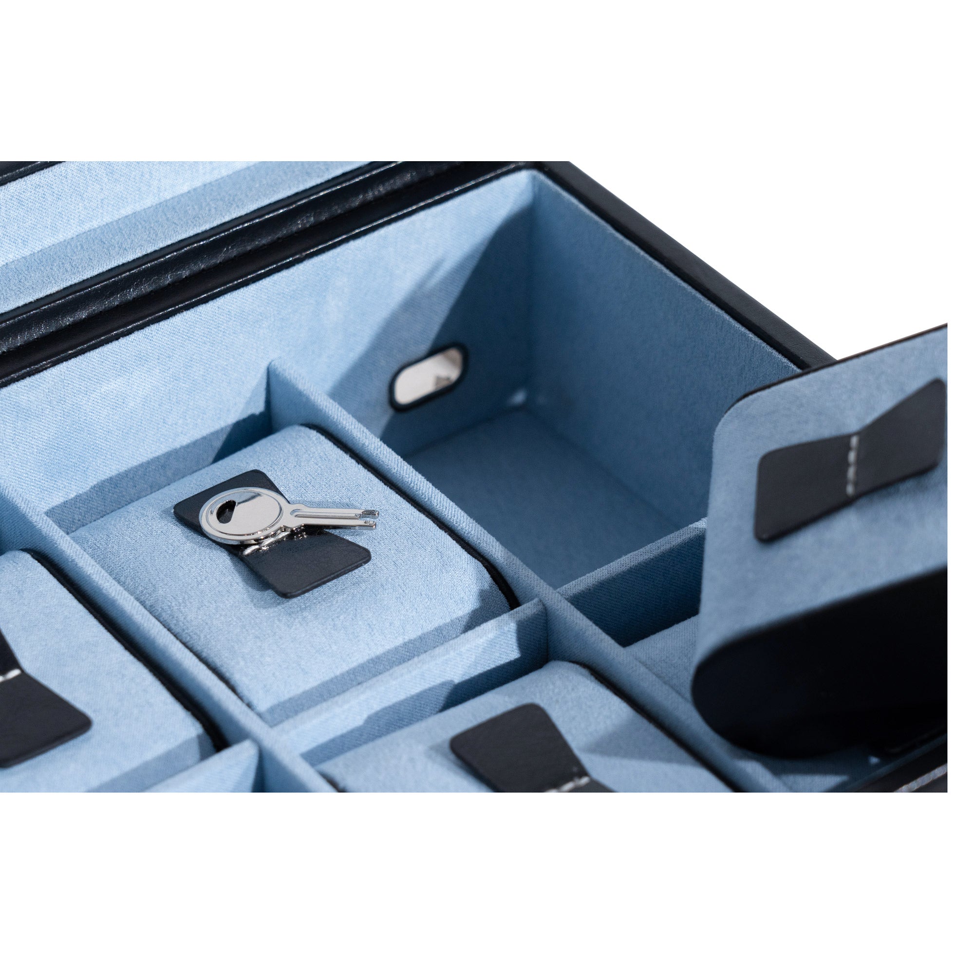 Friedrich 23 Bond Uhrenbox 6 Uhren schwarz abschließbar