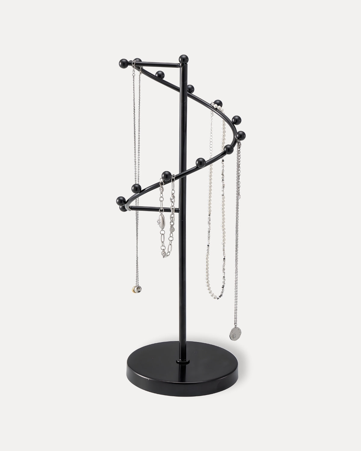 Lolalet Jewelry Stand Helix Kettenständer Schwarz Metall