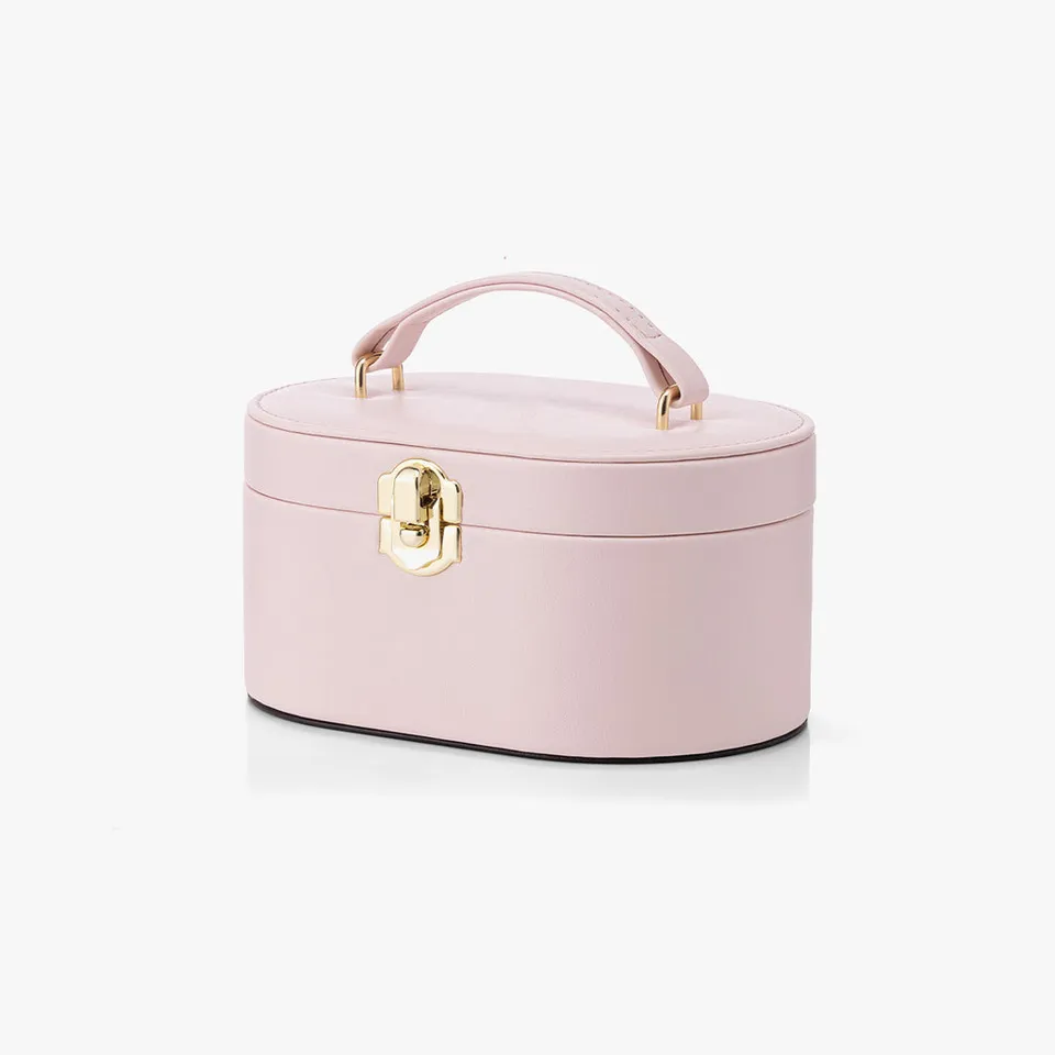 VLANDO Jewelry Music Boxes Schmuckkästchen rosa Ballerina Spiegel