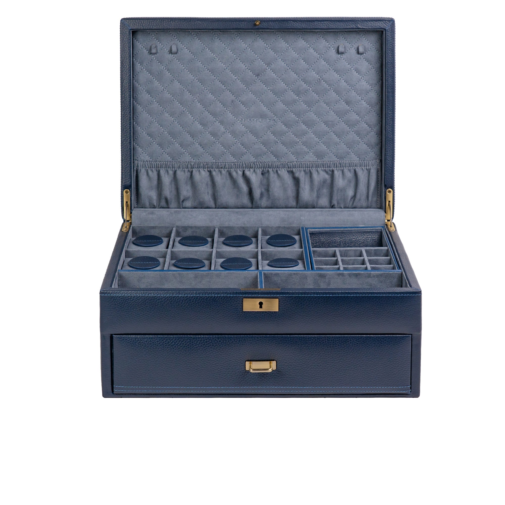 Friedrich 23 Dynasty Uhrenbox 20 Uhren Leder abschließbar