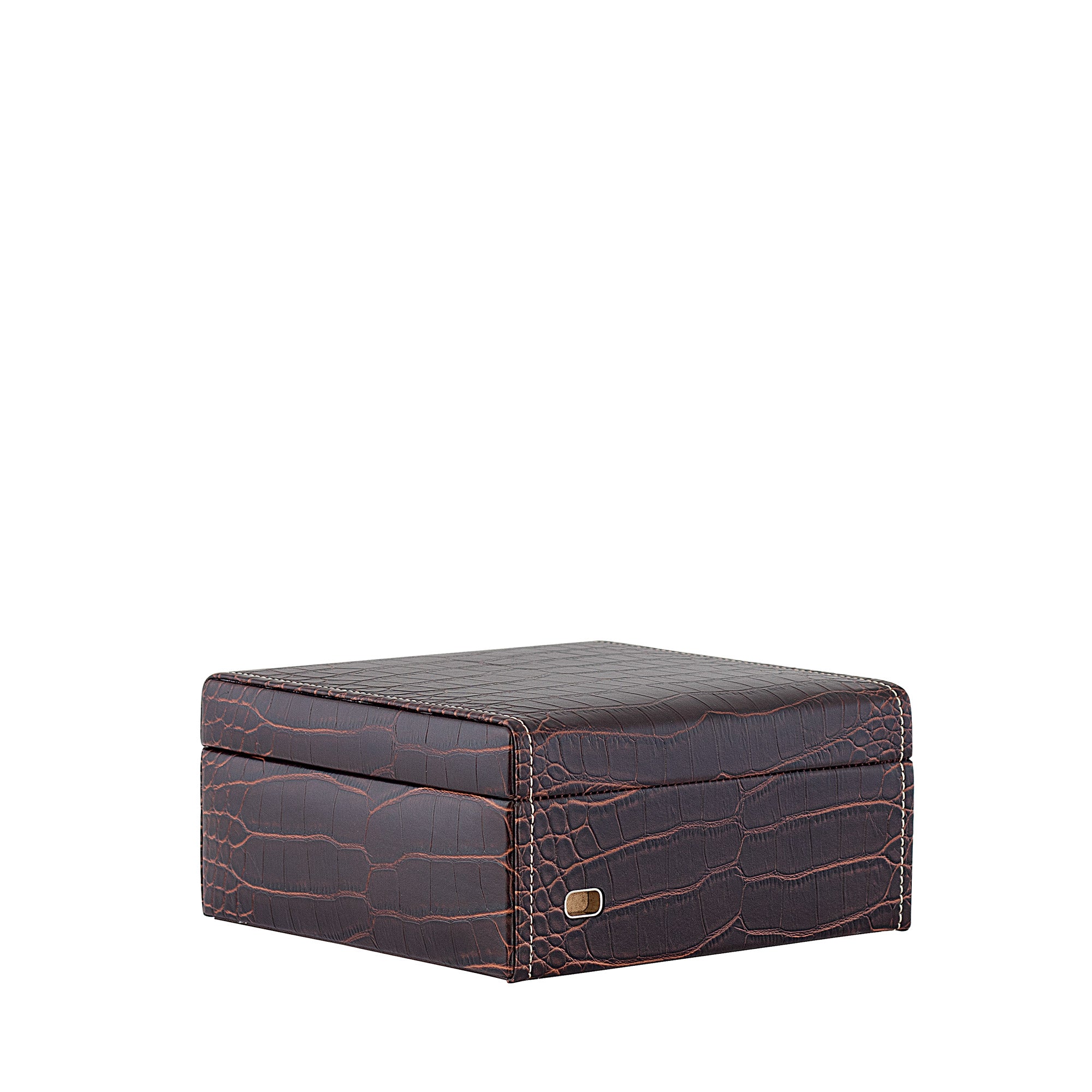 Friedrich 23 Le Croc Uhrenbox 6 Uhren braun Kroko