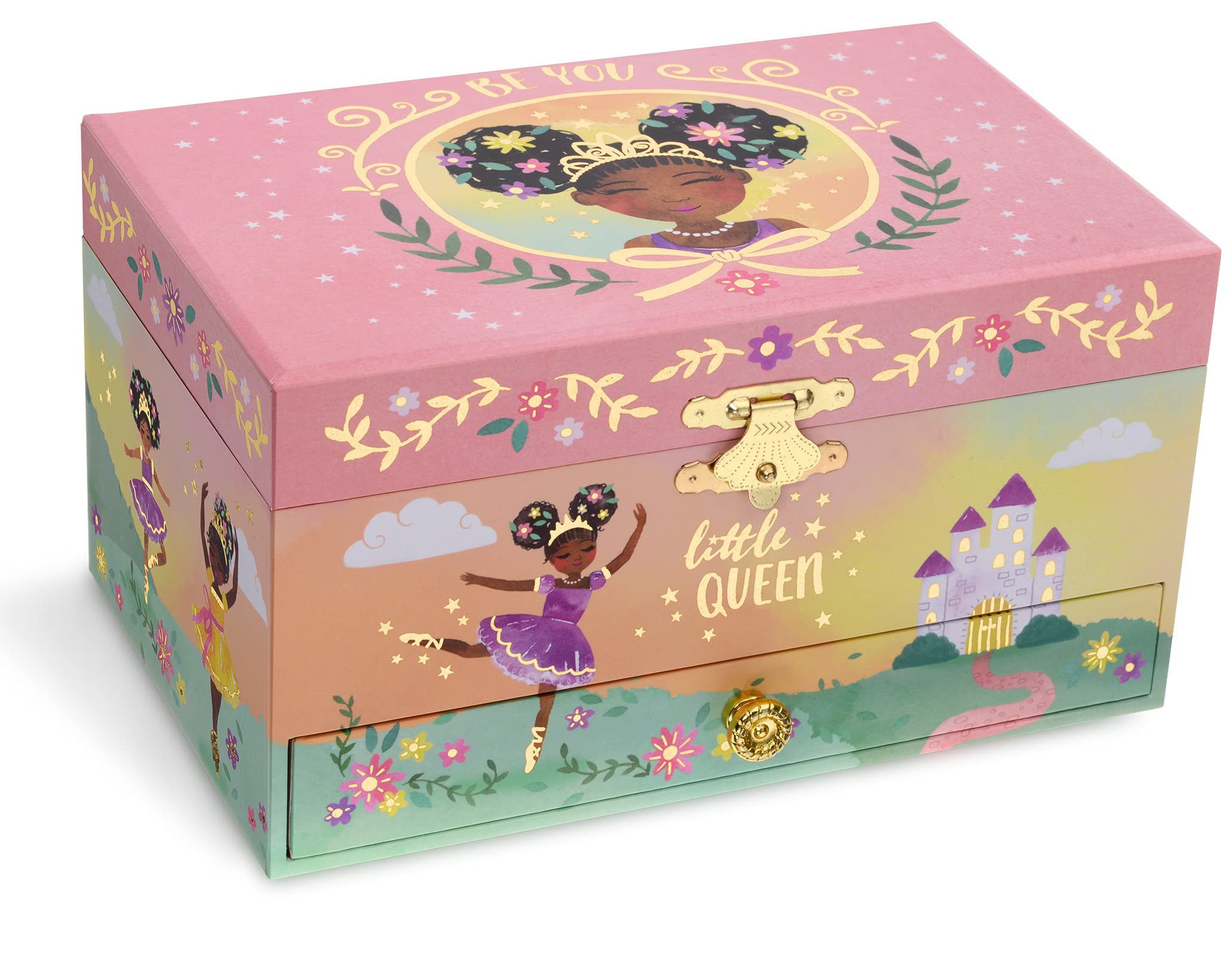 Jewelkeeper Ballerina Schmuckset Königin 3-teilig Musik