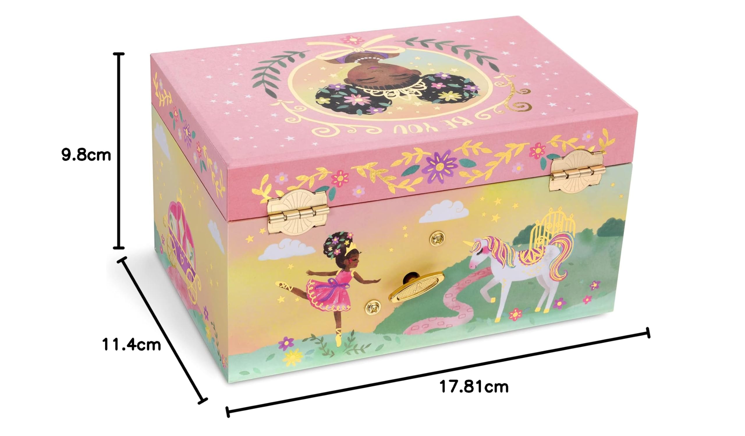 Jewelkeeper Ballerina Schmuckset Königin 3-teilig Musik