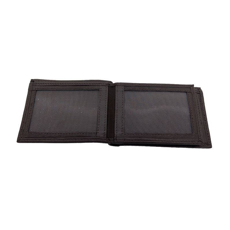 Friedrich 23 Cloe Mini Geldbörse Schwarz Leder RFID