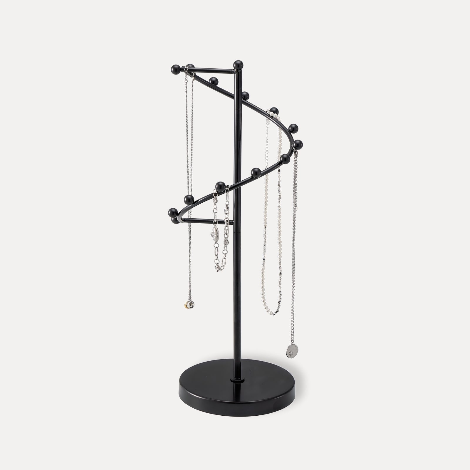 Lolalet Jewelry Stand Helix Kettenständer Schwarz Metall