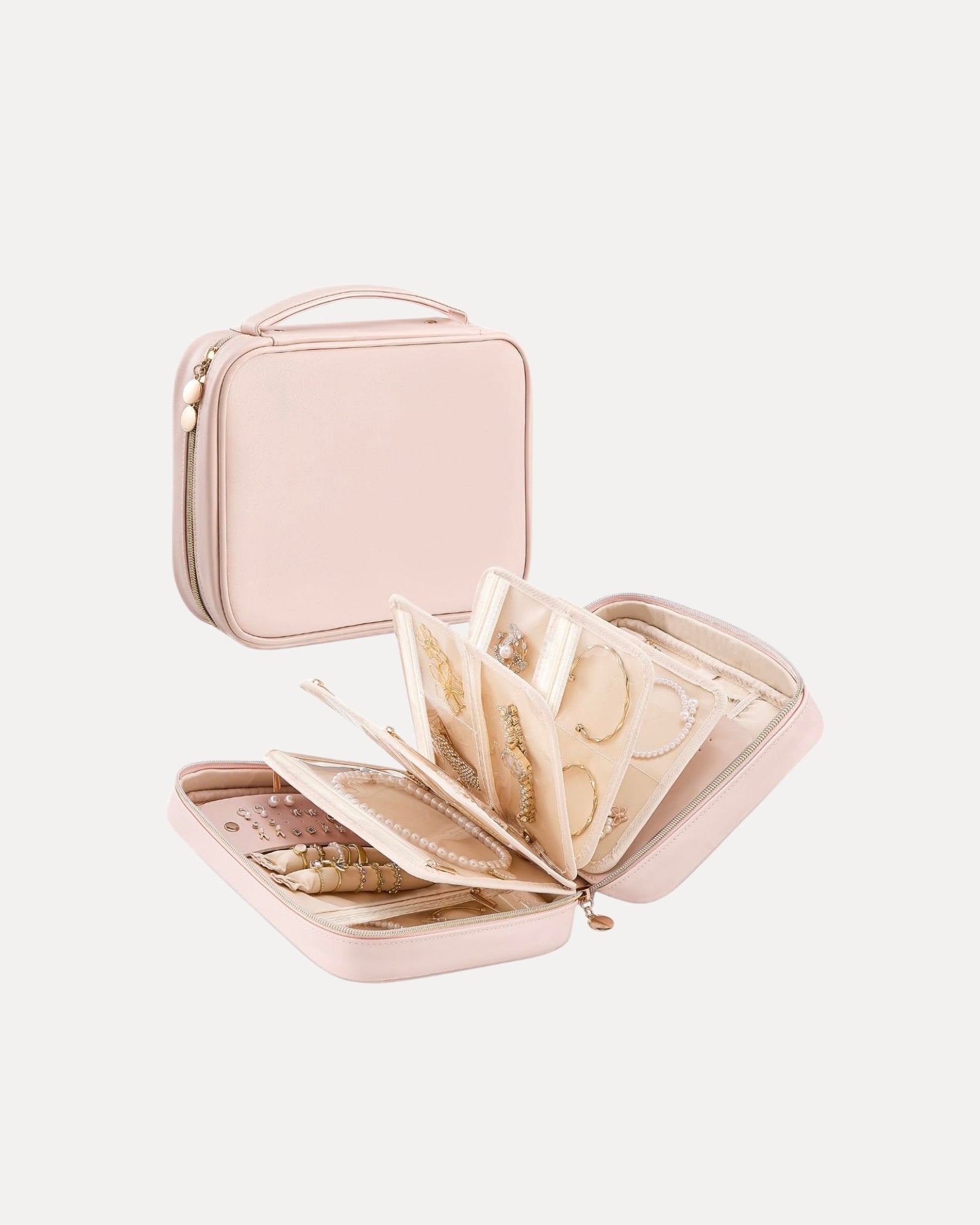 Lolalet Jewelry Box Reise Schmucktasche Pink Large Wasserdicht