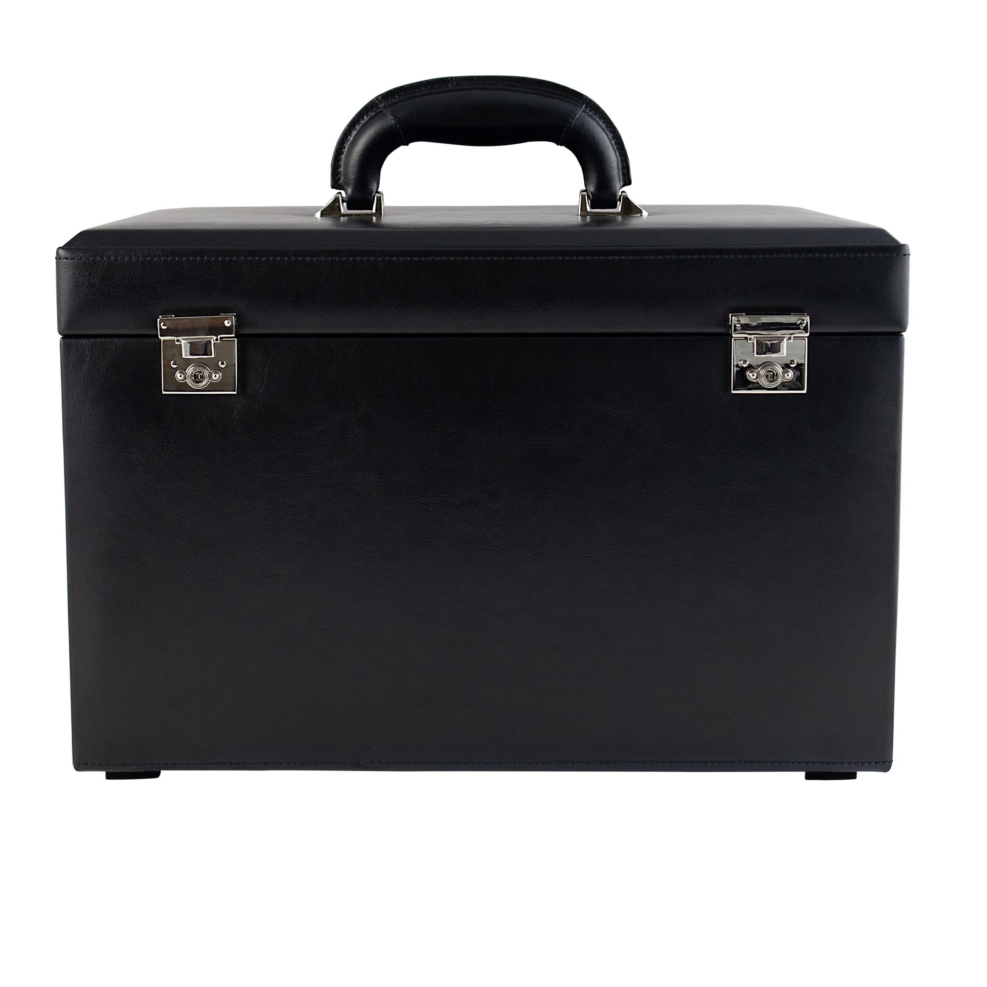 Friedrich 23 Classico Schmuckkasten XXL Schwarz Leder