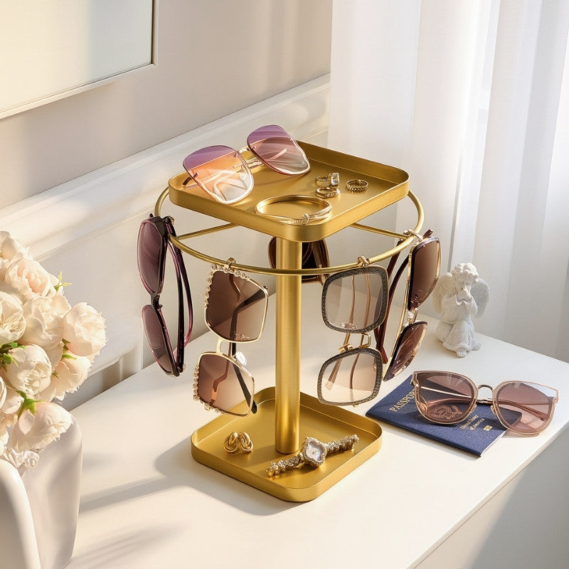 Lolalet Sunglass Box 360 Brillenständer Gold Large Metall
