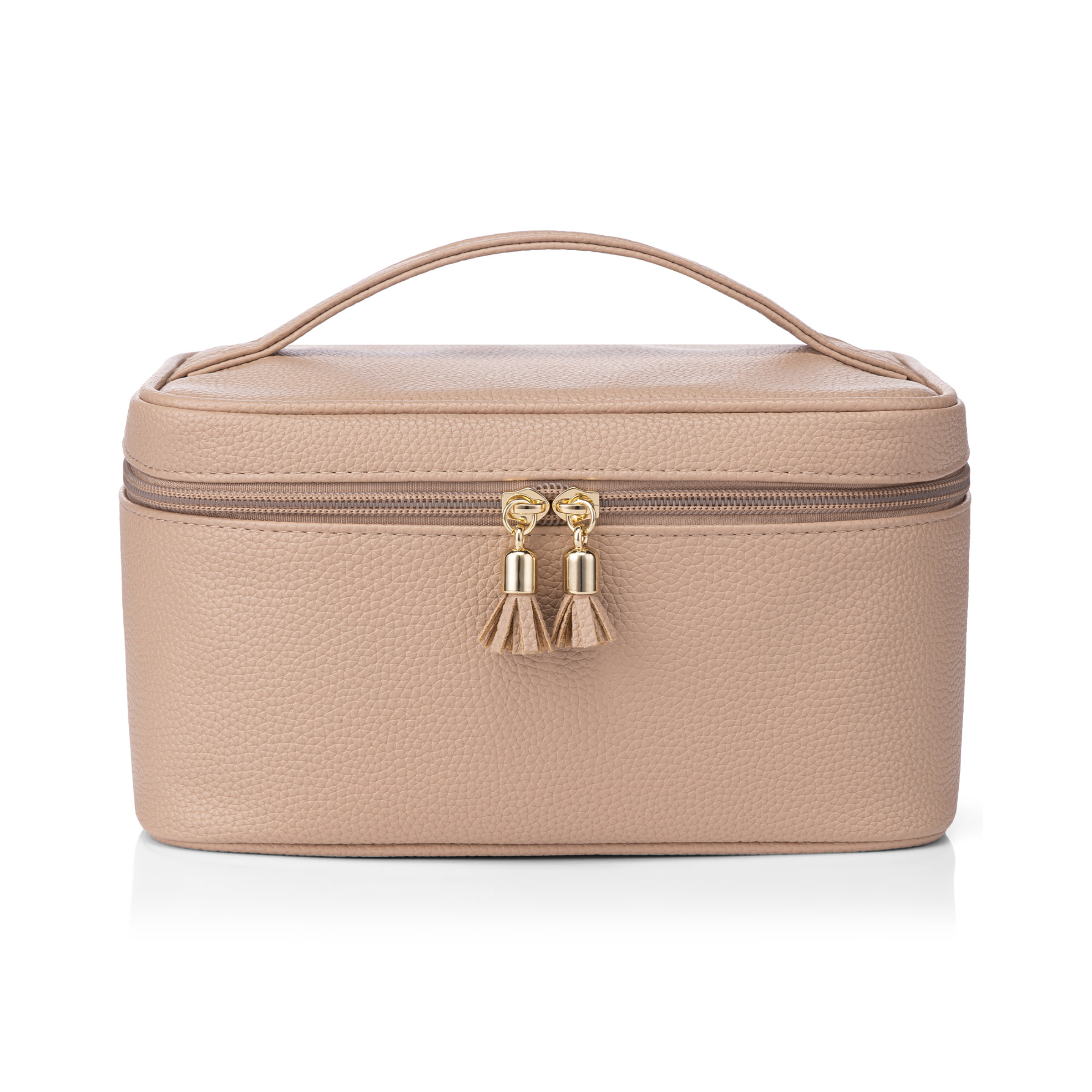 VLANDO Travel Ritual Naifu Make-up-Tasche Beige groß