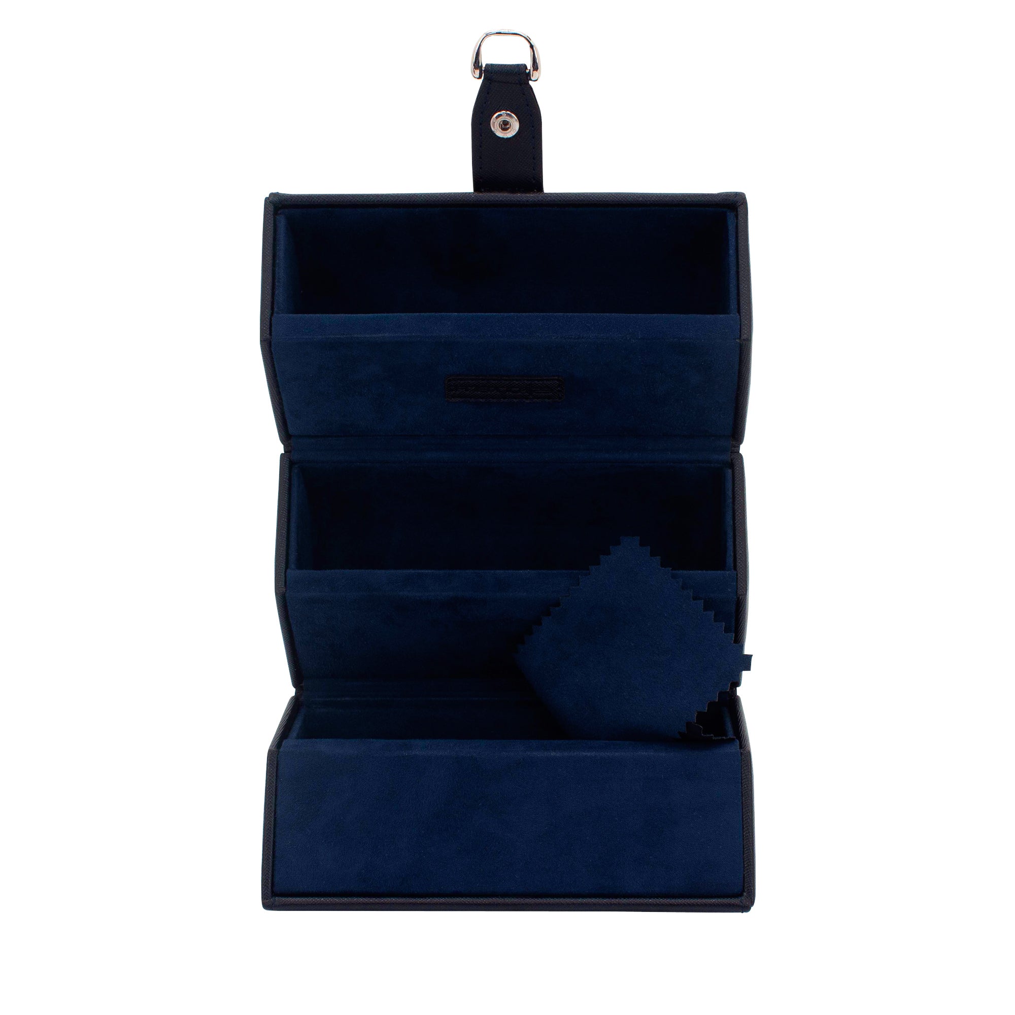 Friedrich 23 Bond Cross Grain Brillenrolle Kunstleder Schwarz