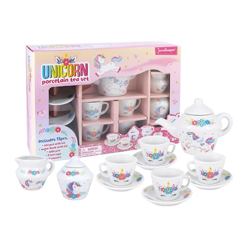 Jewelkeeper Tea Sets Porcelain Teeservice Einhorn 13-teilig Porzellan