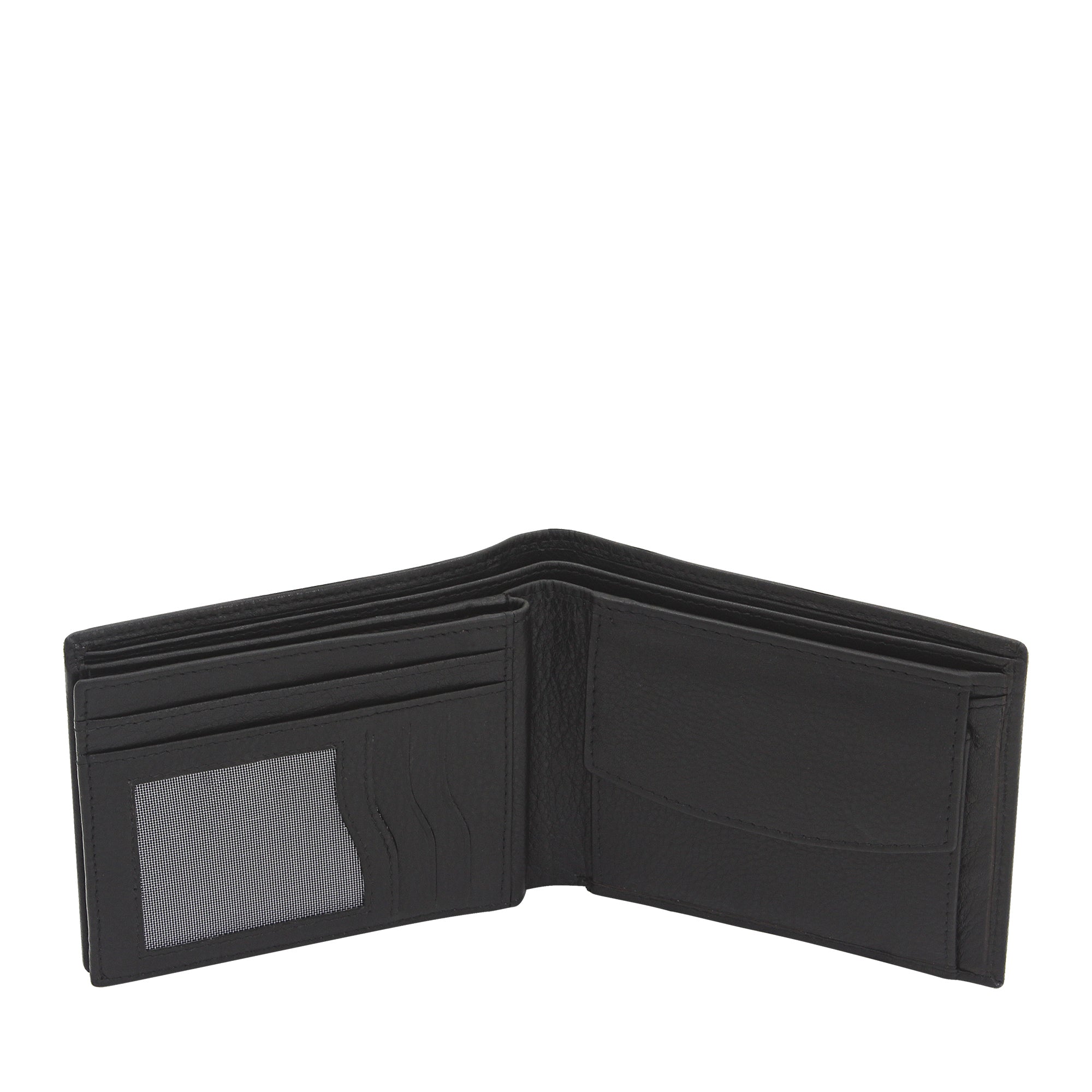 Friedrich 23 Cloe Geldbörse Leder Schwarz RFID 12 cm