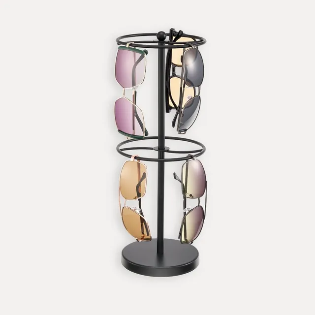 Lolalet Sunglass Box Brillenbox Ständer Schwarz 18 Fächer