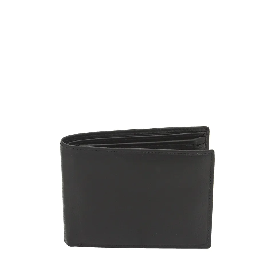 Friedrich 23 Cloe Geldbörse Leder Schwarz RFID 12 cm